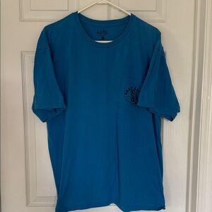 Salt Life mens blue & black short-sleeve pocket teeshirt